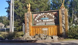Osprey Point RV Resort and surrounding scenery